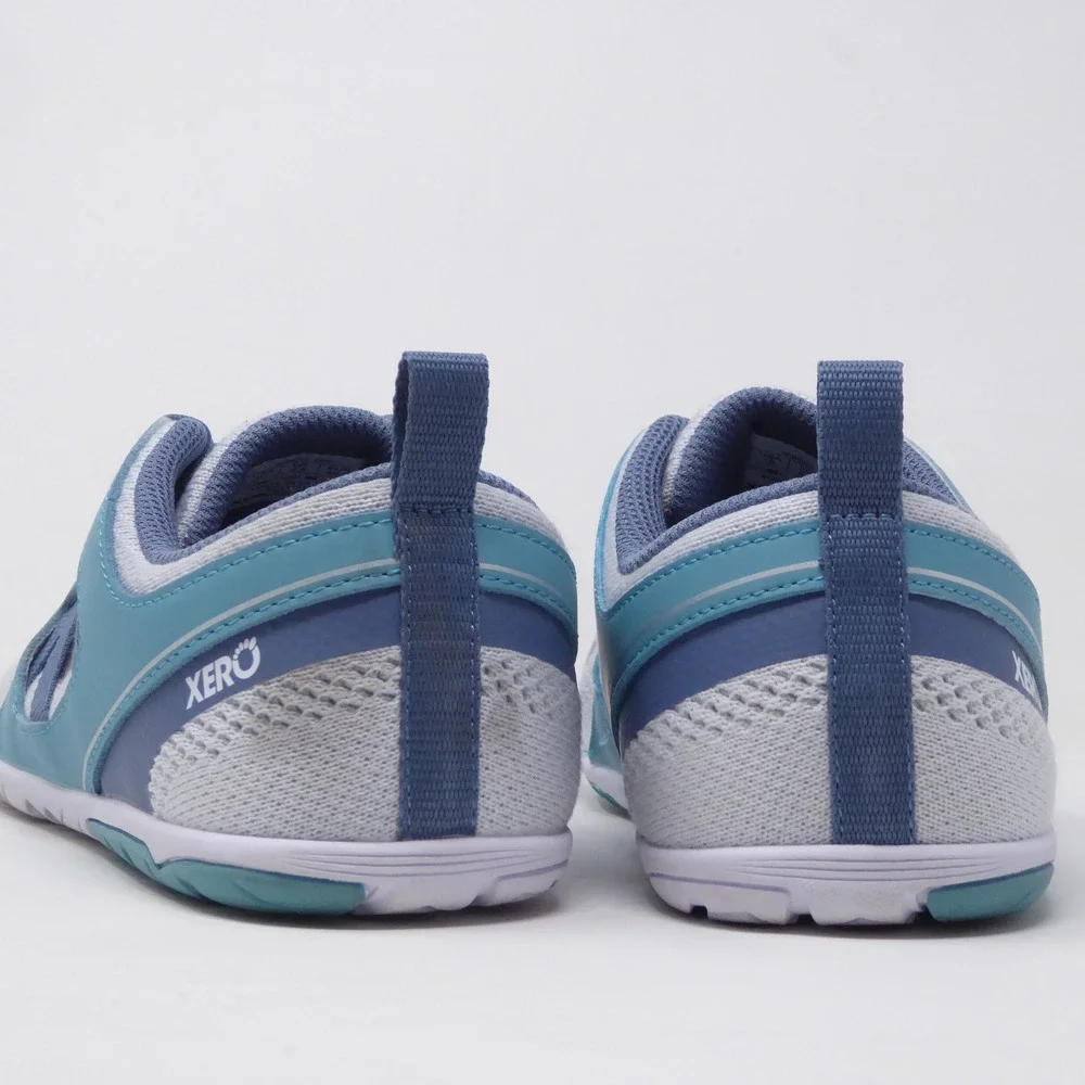 Xero Shoes Womens Zelen Barefoot Running Shoes Blue White Size 10